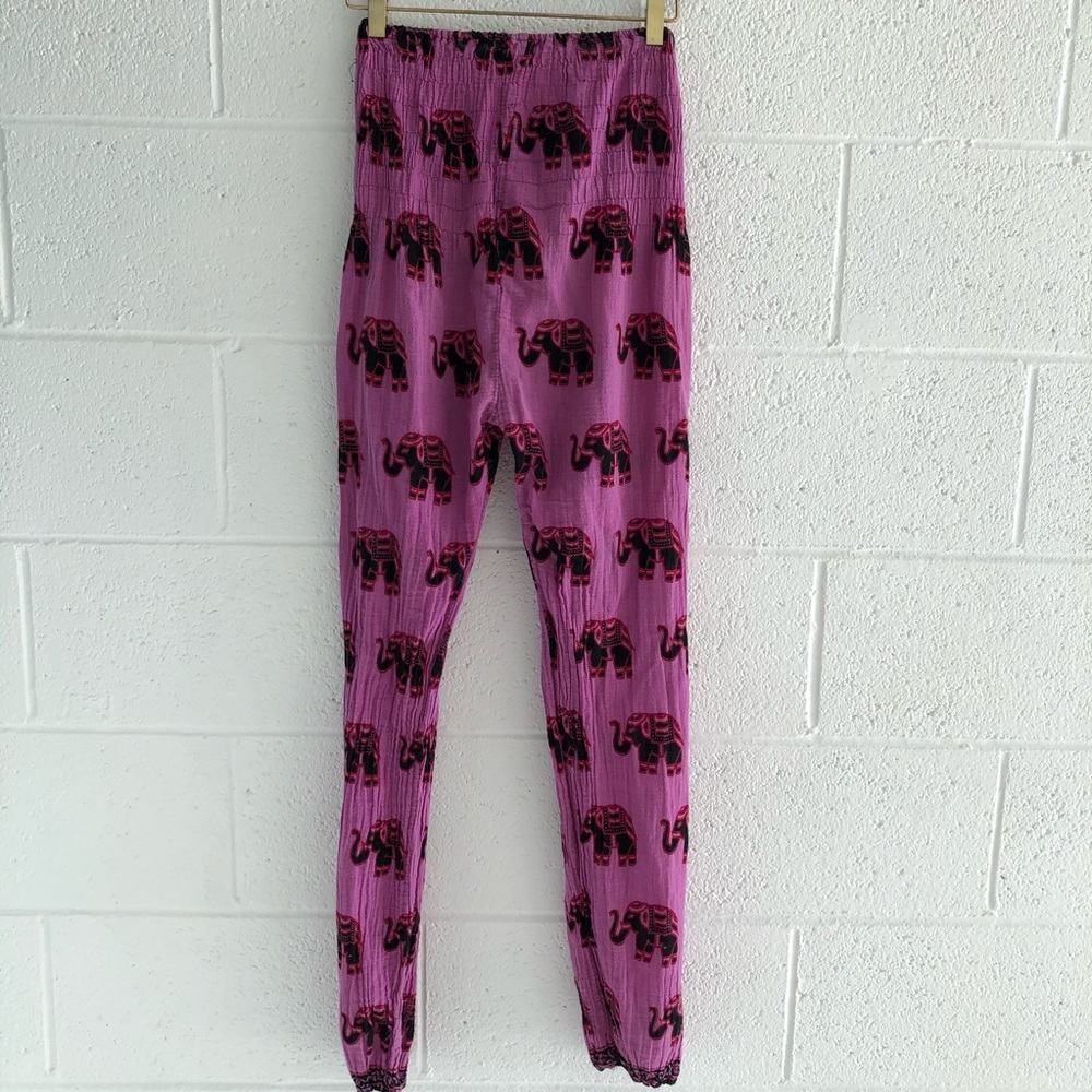 Funky Harem Elephant print Indian Pants - Picture 6 of 8